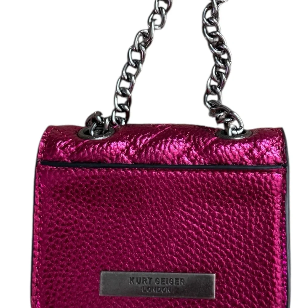 Kurt Geiger Pink Micro Mini Crossbody Bag